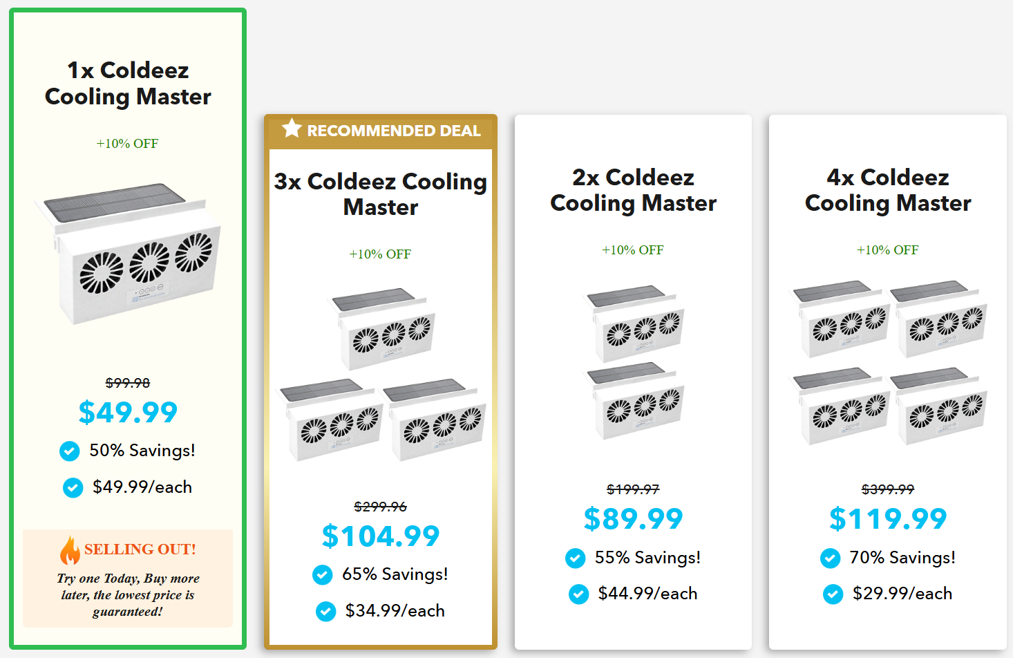 Coldeez Cooling Master Price